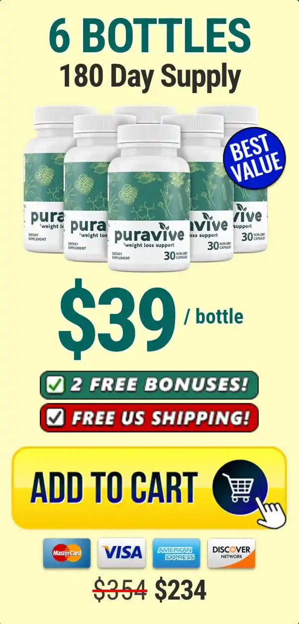 puravive 180 day supply